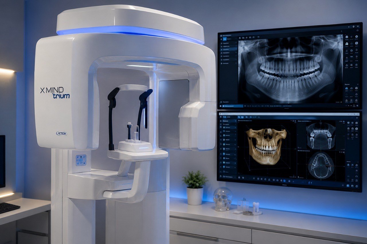 Équipement de radiologie dentaire 2D et 3D à la clinique Ayodent en Belgique